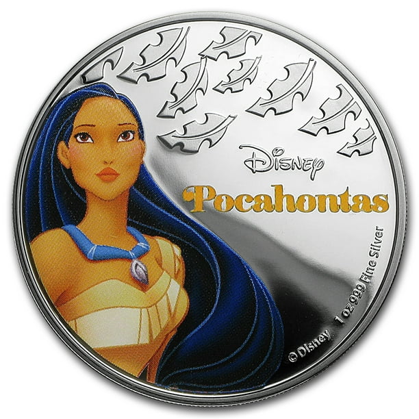 2016 Niue 1 oz Silver $2 Disney Princess Pocahontas SKU #101569